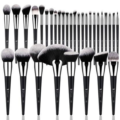 Ultimate 32-Piece Professional Makeup Brush Set for Flawless Face and Eye Application