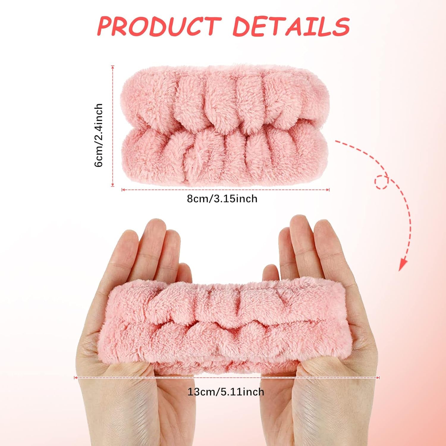 4 Pairs Wrist Bands for Washing Face Wrist Spa Microfiber Wash Towel Band Scrunchies Absorbent Wristbands Sweatband for Women Prevent Liquid from Spilling(Stylish Colors)