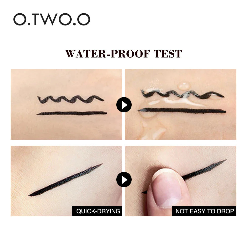 Achieve Flawless Wings with O.TWO.O Double-Ended Waterproof Eyeliner Stamp - Perfect for All Makeup Lovers!