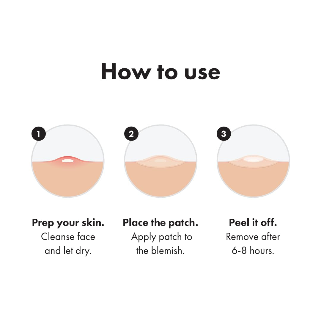 ™ Invisible+ Patch – the Barely-There Daytime Hydrocolloid Acne Pimple Patch for Covering Zits and Blemishes, Tapered Edges Designed to Blend into Skin (72Ct)