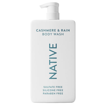 Sulfate Free Body Wash Contains Naturally Derived Ingredients | for Women & Men| Cashmere & Rain, 36 Oz