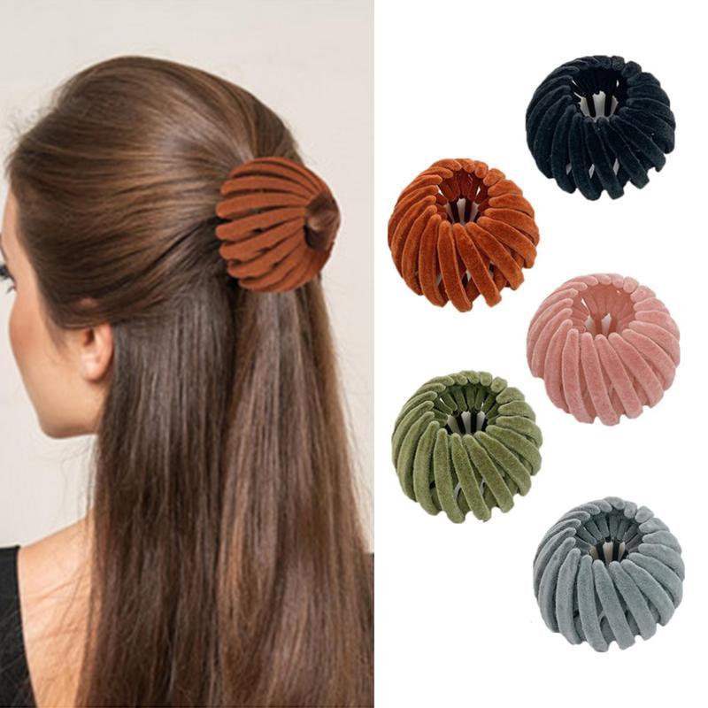 Transform Your Look with the 7-Piece Bohemian Bird Nest Magic Hair Clip Set – Effortless Elegance for Every Occasion!