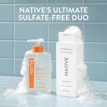 Sulfate Free Body Wash Contains Naturally Derived Ingredients | for Women & Men| Cashmere & Rain, 36 Oz
