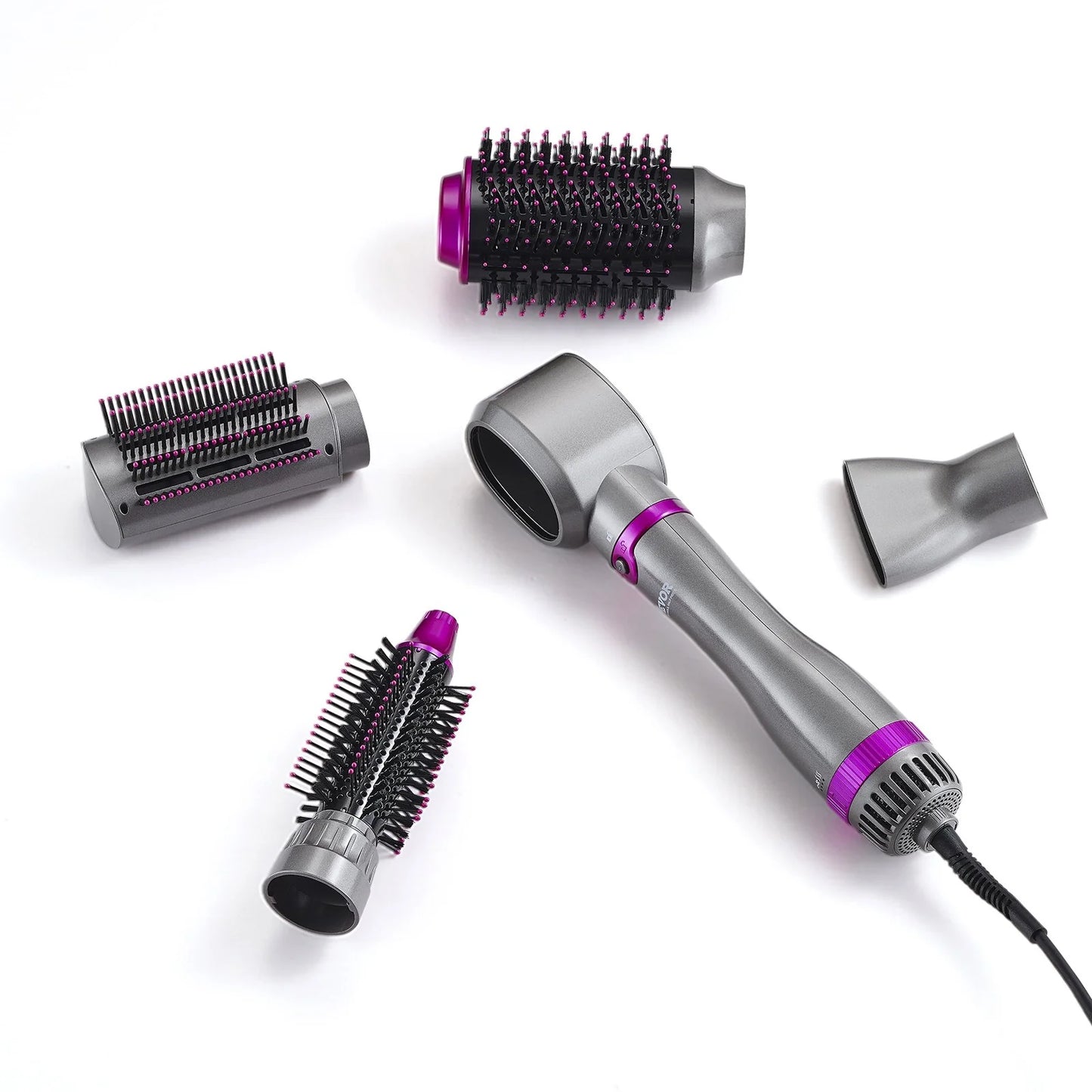 Transform Your Hair with the Vevor 5-in-1 Hot Hair Dryer Brush - Curl, Style, and Shine with Negative Ion Technology