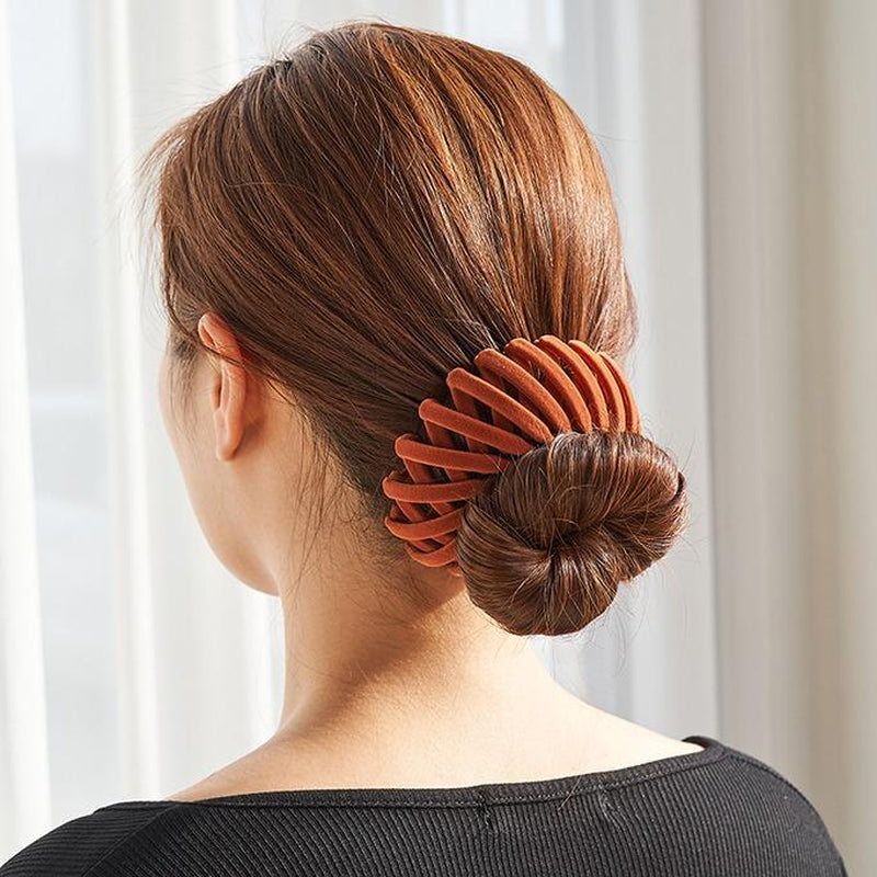 Transform Your Look with the 7-Piece Bohemian Bird Nest Magic Hair Clip Set – Effortless Elegance for Every Occasion!